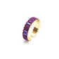 Anillo Cristales Golden Alice