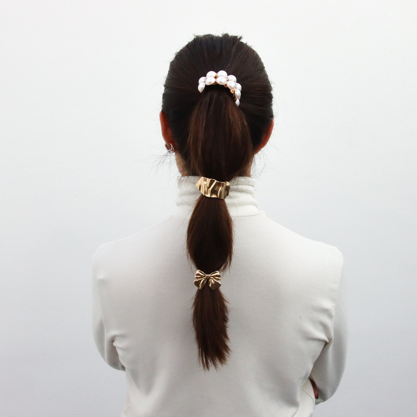 Hair Cuff Golden Bun